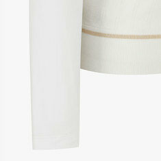 [국내배송] 26SS 말본 냉감 소매 하이브리드 니트 화이트 M6222PKT55WHT 썸네일 3