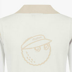[국내배송] 26SS 말본 냉감 소매 하이브리드 니트 화이트 M6222PKT55WHT 썸네일 5