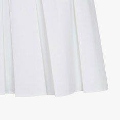 [국내배송] 26SS 말본 와이드 로고 밴딩 플리츠 스커트 화이트 M6222PSK51WHT 썸네일 5