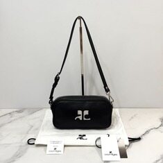 꾸레쥬 Courreges 리에디션 바게트백 제니 가방 블랙 PERGSA060CR00459999 썸네일 1