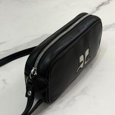 꾸레쥬 Courreges 리에디션 바게트백 제니 가방 블랙 PERGSA060CR00459999 썸네일 4