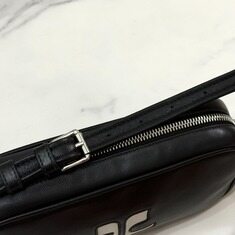 꾸레쥬 Courreges 리에디션 바게트백 제니 가방 블랙 PERGSA060CR00459999 썸네일 6