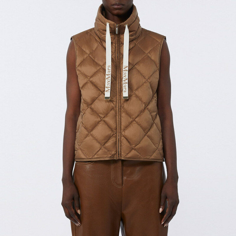26SS 막스마라더큐브 TREGIC 트레직 발수 조끼 패딩 카라멜 9296014506 051 - Max Mara