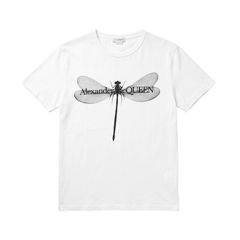알렉산더맥퀸 드래곤플라이 프린트 남성 티셔츠 95, 100 - Alexander McQueen