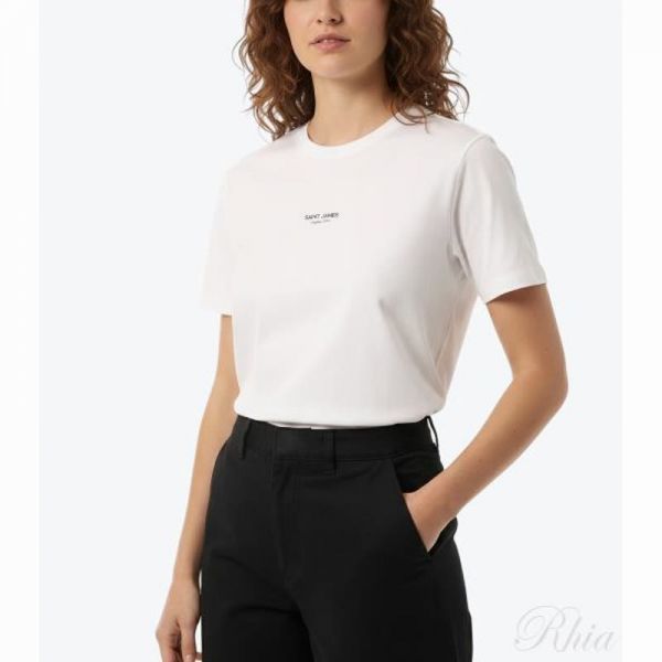 세인트제임스 26SS 아르센 블랑 4712 CU 반팔 티셔츠 - Saint James