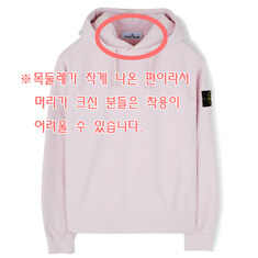 25FW 스톤 기모 후드 맨투맨 라이트핑크 K2S156100023 S0A20 V0080 썸네일 6