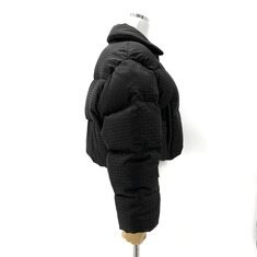 미우미우 로고 크롭 여성 숏 패딩 점퍼 ML719 썸네일 4