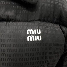 미우미우 로고 크롭 여성 숏 패딩 점퍼 ML719 썸네일 6