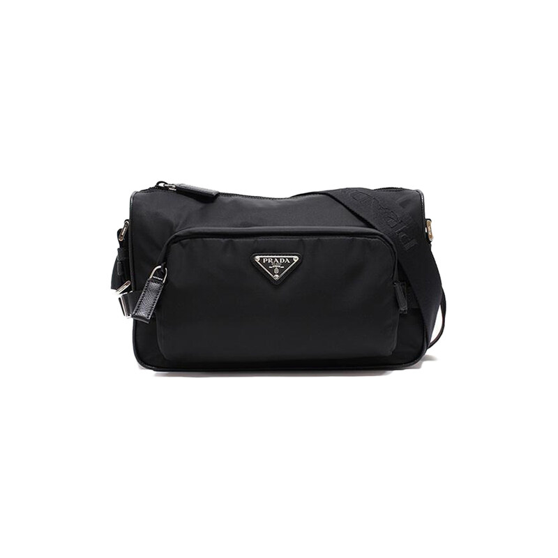 26FW 삼각 로고 미디엄 나일론 숄더백 블랙 2VH192 2DMG F0002 - Prada