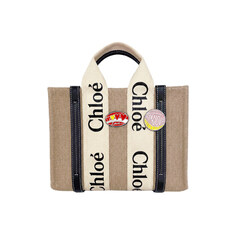 26FW 우디 스몰 토트/숄더백 화이트/블루 CHC22AS397I26 91J-1 썸네일 1