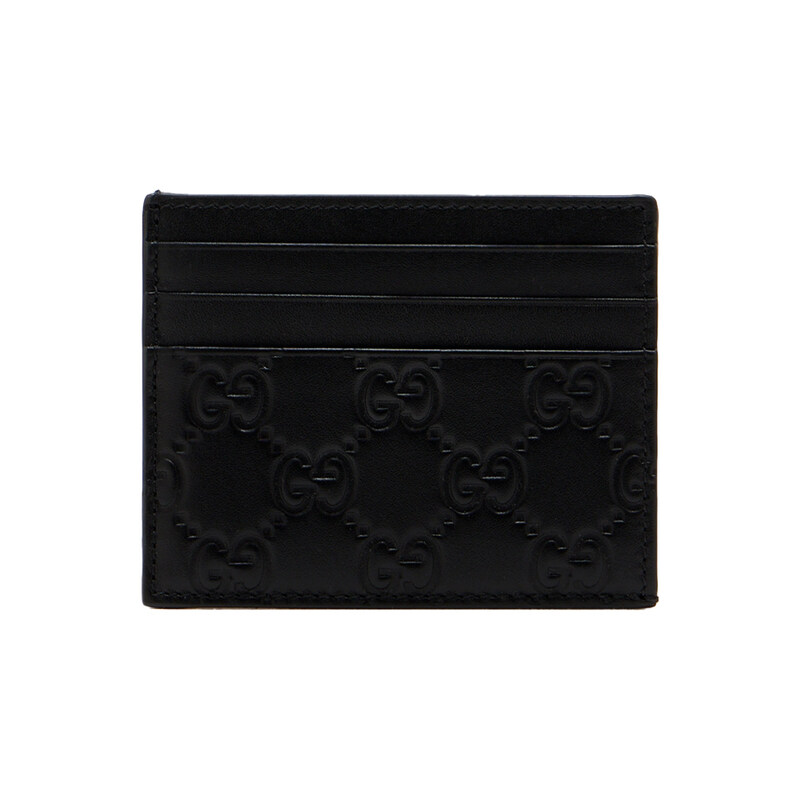 26FW GG 엠블럼 카드지갑 블랙 850187 AAFDV 1000 - Gucci