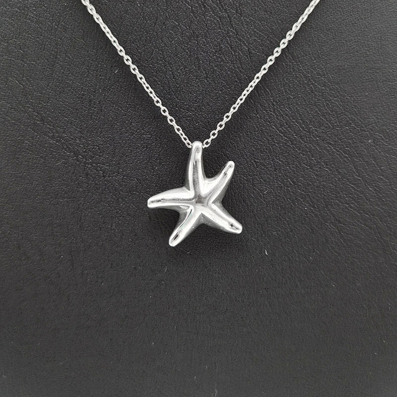 티파니 엘사 퍼레티 스타피쉬 실버 목걸이 L263968 - Tiffany & Co