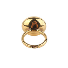 디올 R2297WOMMT 골드 피니시 D 쁘띠 링 반지 S 37522-2 썸네일 3