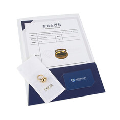 디올 R2297WOMMT 골드 피니시 D 쁘띠 링 반지 S 37522-2 썸네일 5