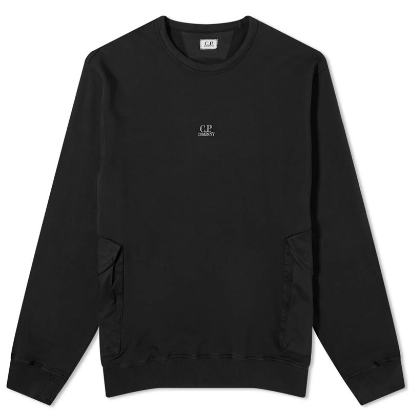 씨피컴퍼니 로고 남성 맨투맨 16CMSS248A 110039M 999 - CP company