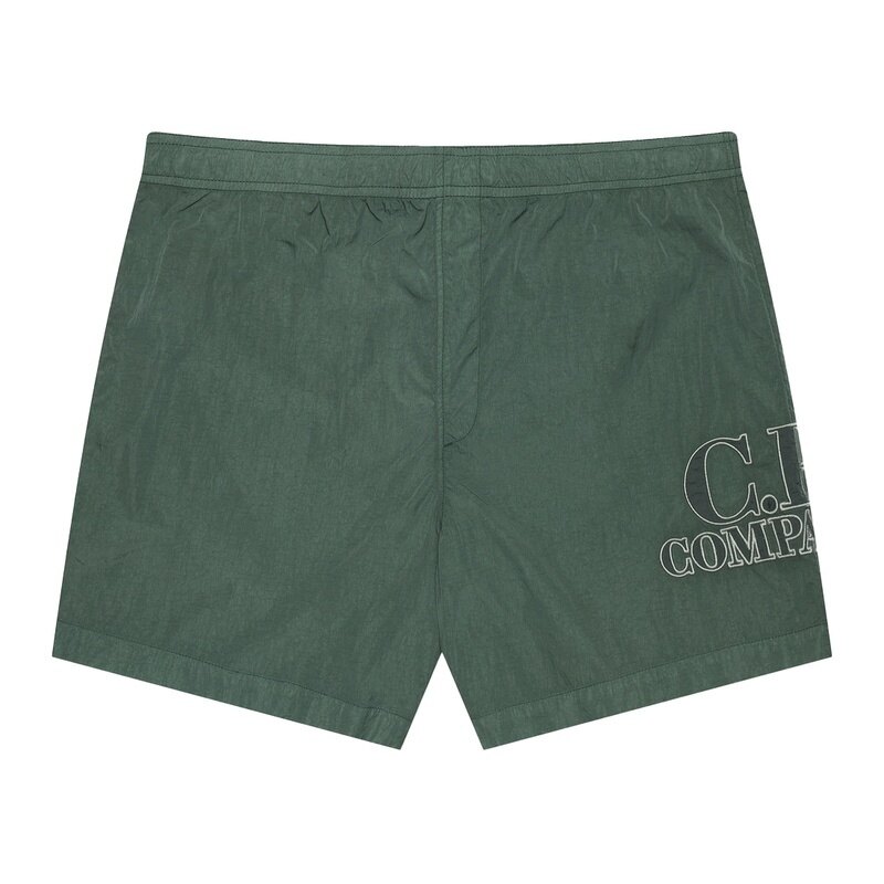 씨피컴퍼니 로고 자수 남성 스윔 팬츠 16CMBW218A 006369G 649 - CP company