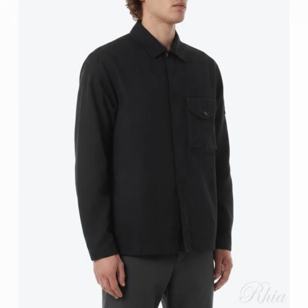 스톤아일랜드 26FW 1200001 Dense 코튼 트윌 Tc 오버셔츠 L2S15 S0404 V0029 덴스 - Stone Island