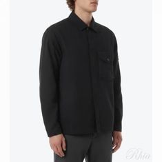 스톤아일랜드 26FW 1200001 Dense 코튼 트윌 Tc 오버셔츠 L2S15 S0404 V0029 덴스 썸네일 1