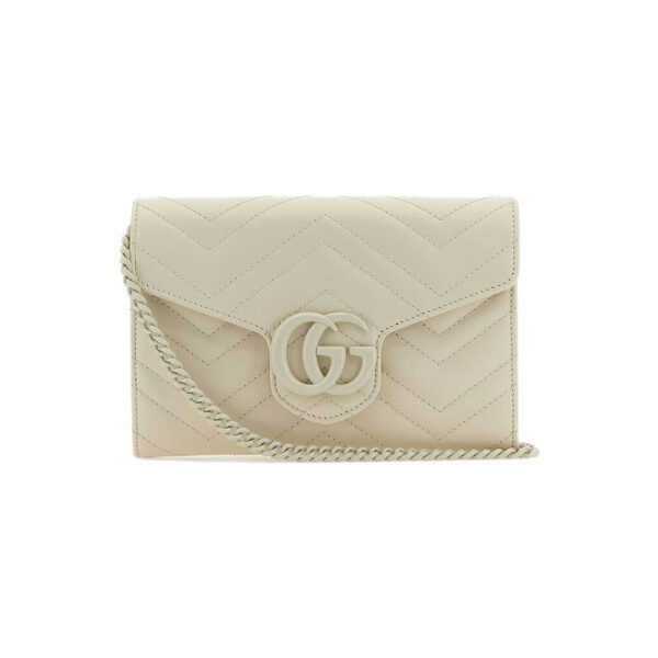 구찌 GG 마몬트 마틀라세 미니 체인백 아이보리 474575 AABZK 9022 - Gucci