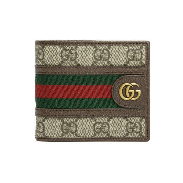 구찌 26SS GG 오피디아 폴드 반지갑 베이지 597606 96IWT 8745 - Gucci