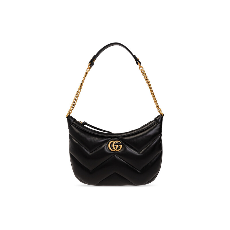 구찌 26SS GG 마몬트 스몰 숄더백 블랙 777263 AAC74 1000 - Gucci