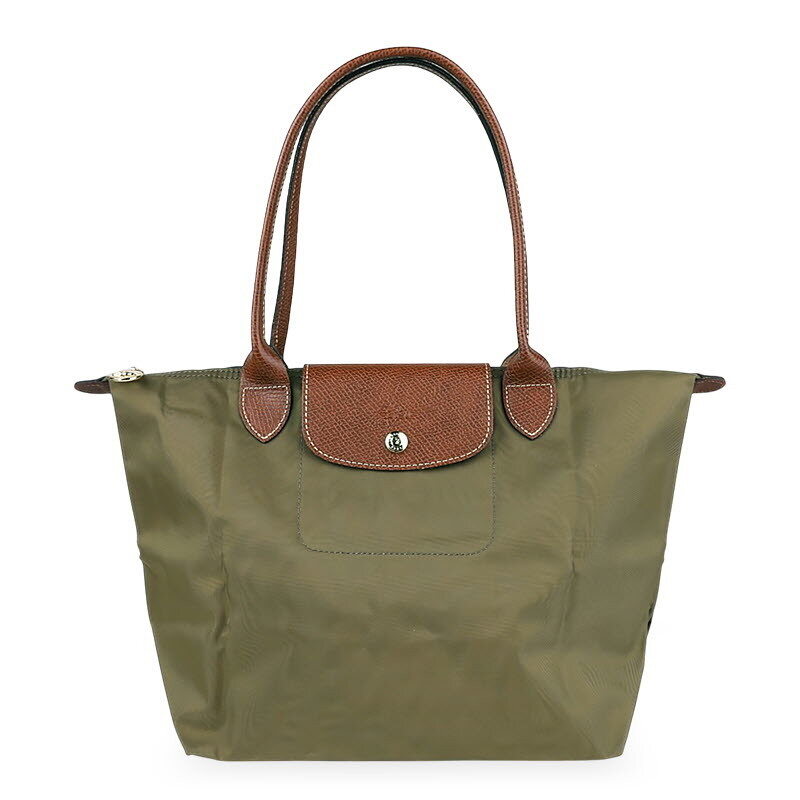 디몬트 롱샴 여성 르 플리아쥬 오리지널 M 토트백(올리브) L2605089 510 - Longchamp