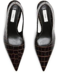 국내발송 토템 Classic croco embossed slingbacks 썸네일 5