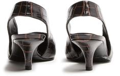 국내발송 토템 Classic croco embossed slingbacks 썸네일 4
