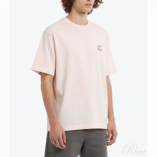 메종키츠네 26SS 볼드 폭스 헤드 오버사이즈 티셔츠 PM00109KJ0119 0448 반팔 - Maison Kitsune