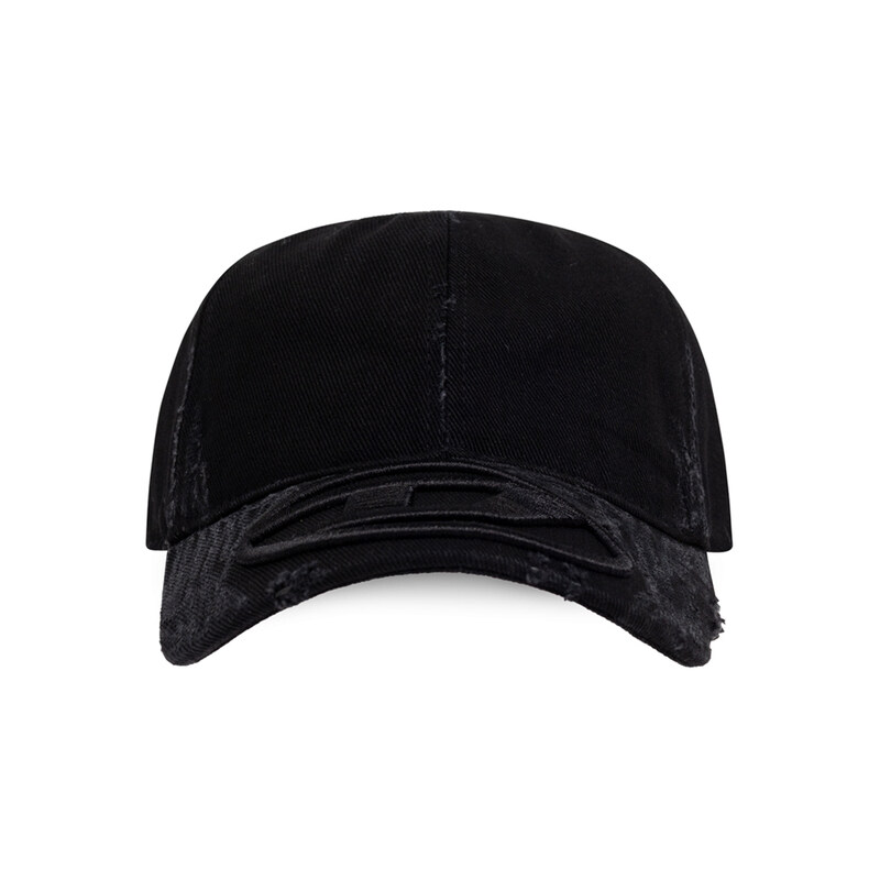 25SS C-ODY 로고 자수 베이스볼캡 블랙 A17407 0TKAZ 02 - Diesel
