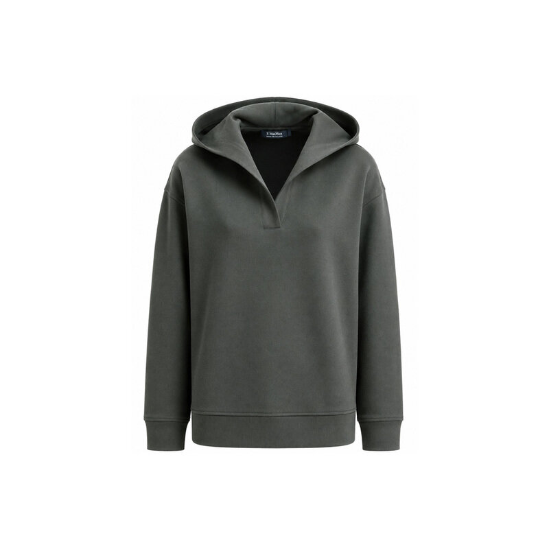 26FW 부오나 SMMBUONA 로고 자수 후드티 카키그레이 2629926031 002 - Max Mara