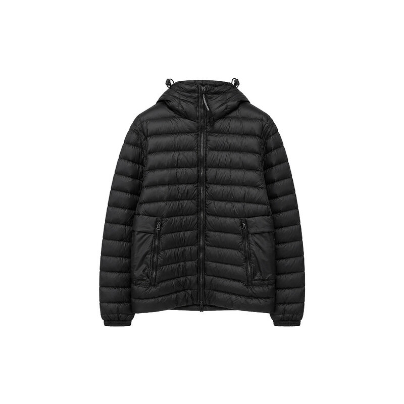 26FW 고글 렌즈 DD 쉘 후드 경량패딩 자켓 블랙 21CMOW126A 110416A 999 - CP company