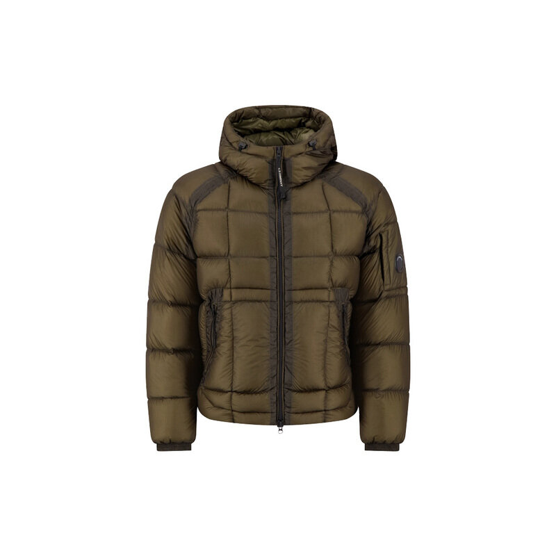 26FW 렌즈 와펜 DD 쉘 패딩 자켓 아이비그린 21CMOW702A 110416A 683 - CP company
