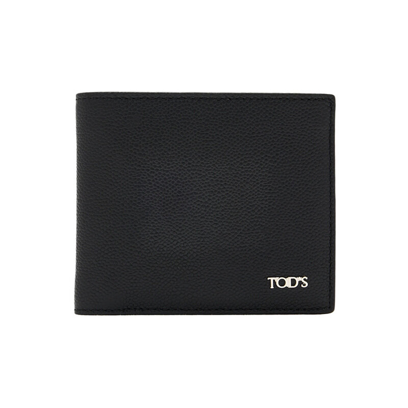 26FW 은장 로고 반지갑 블랙 XAMLTTC0300 UGA B999 - Tods