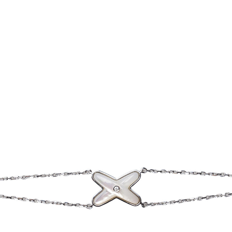 화이트 골드 18K 1P 다이아 주 드 리앙 팔찌 - Chaumet