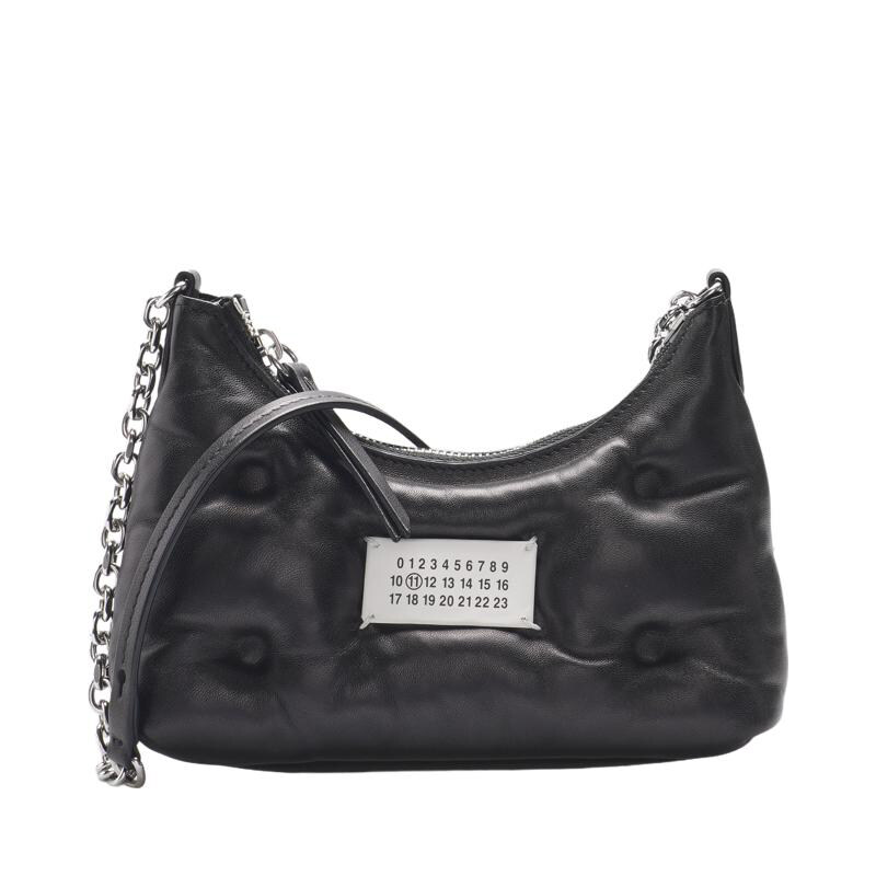 블랙 글램 슬램 호보 미니 숄더백 - Maison Margiela