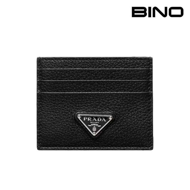 프라다 남성 카드지갑 홀더 26FW 프라다 삼각로고 레더 카드지갑 2MC025 - Prada