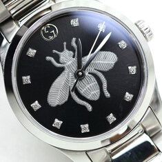Gucci(구찌) YA1265024 27MM 다이아몬드 쿼츠 꿀벌 G-타임리스 여성 시계 썸네일 4