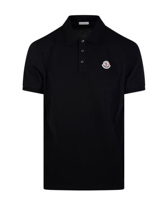26FW 몽클레어 폴로 티셔츠 8A00011 84556 999 BLACK DOM - Moncler