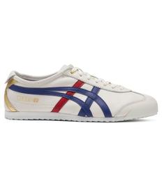 오니츠카타이거 스니커즈 1183C692 100 WHITE DARK BLUE DOM 썸네일 1