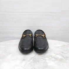 [럭스유] 6.5 / 구찌 블랙 레더 홀스빗 조르단 로퍼 406994 썸네일 1