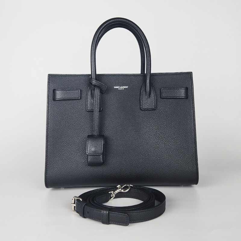 생로랑 블랙 삭 드쥬르 베이비 토트겸 421863 여성 숄더백 802601515 - Saint Laurent