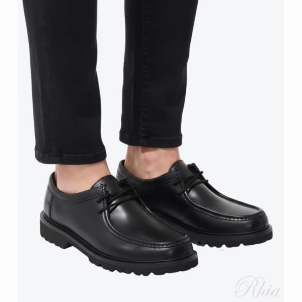 클락스 26SS 버윅 심 블랙 레더 26183729 로퍼 - Clarks