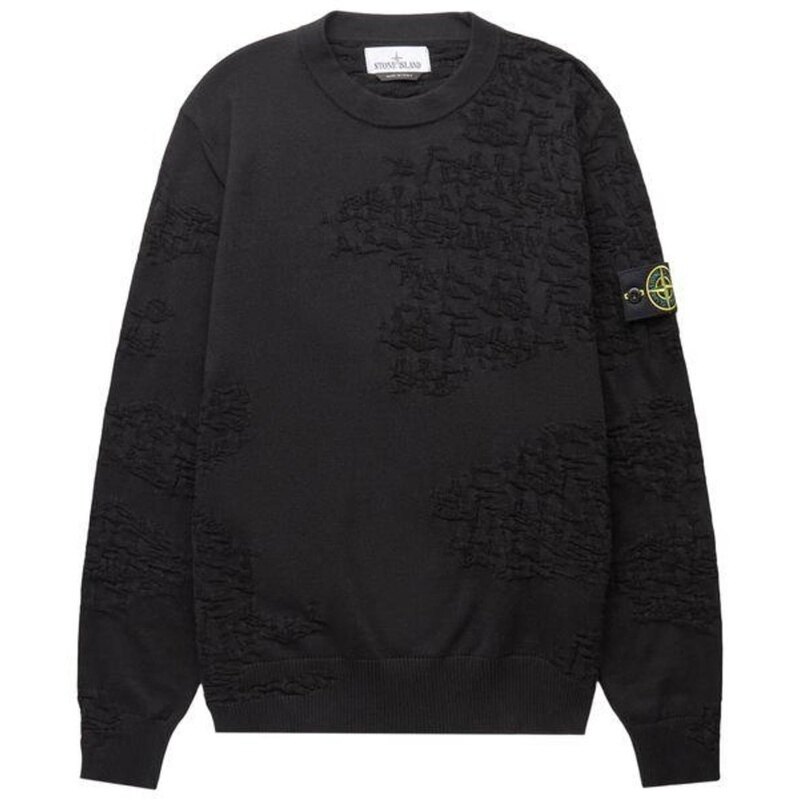 스톤아일랜드 와펜 패치 남성 니트 7815515B3 V0029 - Stone Island