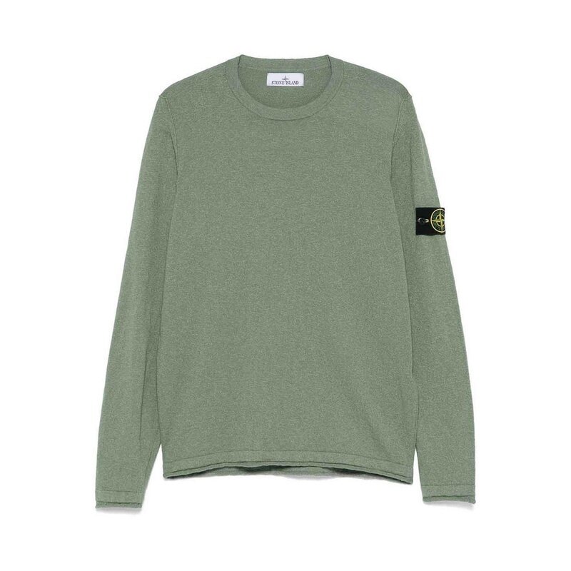 스톤아일랜드 로고 패치 남성 니트 K1S15 5100052 S00B0 V1059 - Stone Island