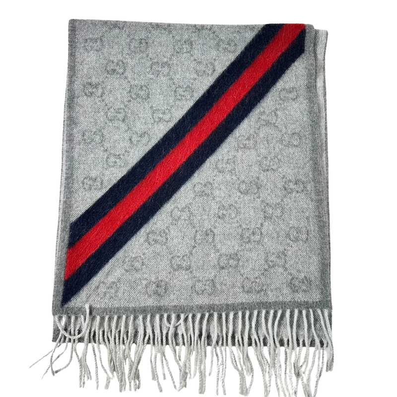 구찌 GG 웹 울 머플러 570603 3G200 1768 6VGUF40198 - Gucci
