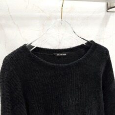 [럭스유] L / 발렌시아가 월계수 자수 스웨터 썸네일 2
