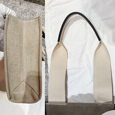더팩토리 24FW 끌로에 WOODY 우디 미디엄 토트백 하자 세일 1 / 화이트,블루 (CHC22AS383I26 91J) 썸네일 5