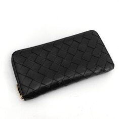 보테가베네타 인트레치아토 지퍼 어라운드 장지갑 썸네일 1