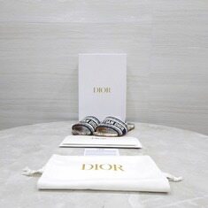 [럭스유] 37.5 / 디올 트왈드주이 디웨이 뮬 슬리퍼 KCQ209TJE 썸네일 6